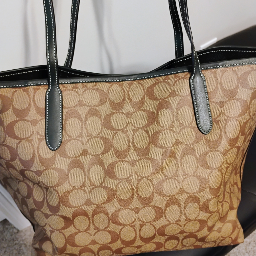 Coach Brown Tote Bag - Picture 3 of 6